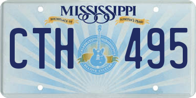 MS license plate CTH495