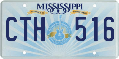 MS license plate CTH516