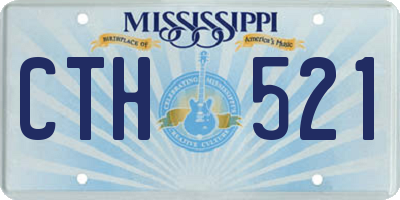 MS license plate CTH521