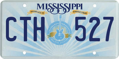 MS license plate CTH527