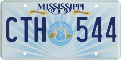 MS license plate CTH544