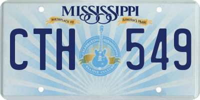 MS license plate CTH549