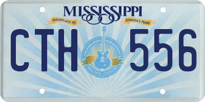 MS license plate CTH556