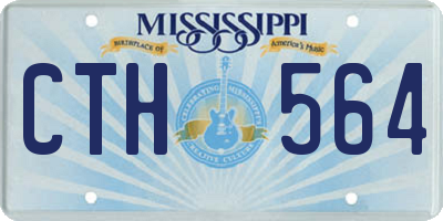 MS license plate CTH564