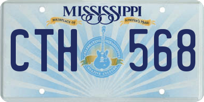 MS license plate CTH568