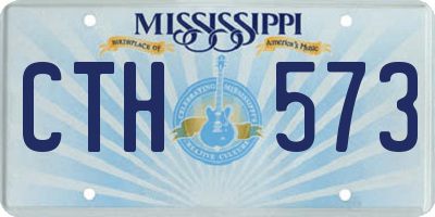 MS license plate CTH573