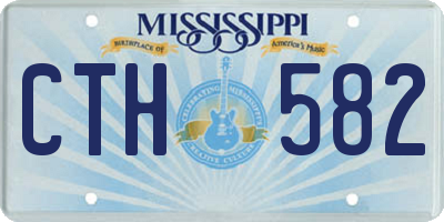 MS license plate CTH582