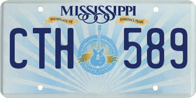 MS license plate CTH589