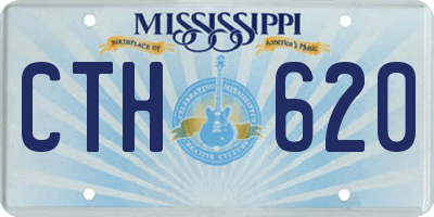 MS license plate CTH620