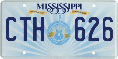 MS license plate CTH626