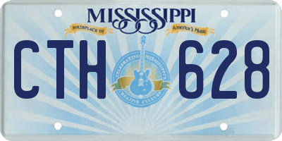 MS license plate CTH628