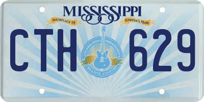 MS license plate CTH629