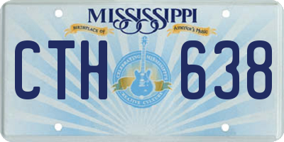 MS license plate CTH638