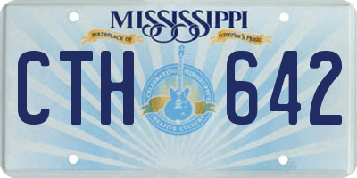 MS license plate CTH642