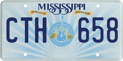 MS license plate CTH658