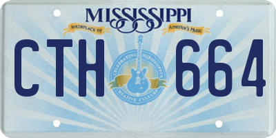 MS license plate CTH664