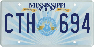 MS license plate CTH694