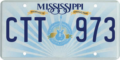 MS license plate CTT973
