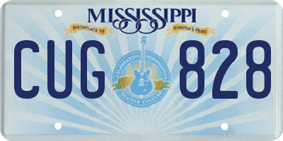 MS license plate CUG828