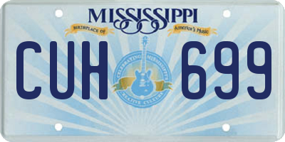 MS license plate CUH699