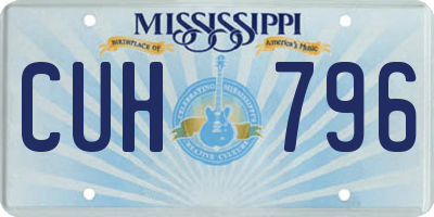 MS license plate CUH796