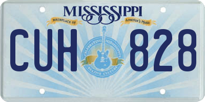 MS license plate CUH828