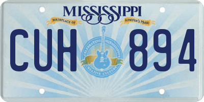 MS license plate CUH894