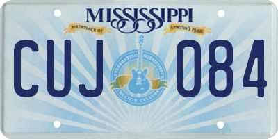 MS license plate CUJ084