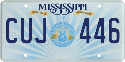 MS license plate CUJ446
