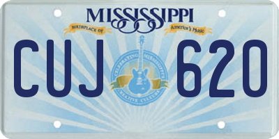 MS license plate CUJ620