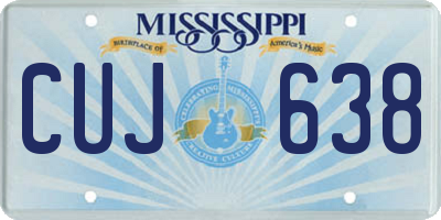 MS license plate CUJ638