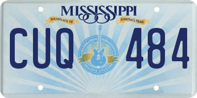 MS license plate CUQ484