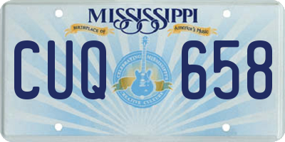 MS license plate CUQ658