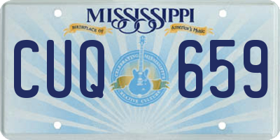 MS license plate CUQ659