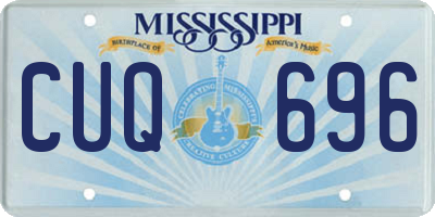 MS license plate CUQ696