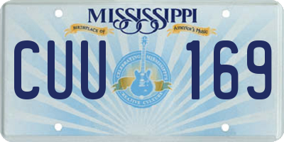 MS license plate CUU169
