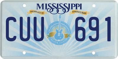 MS license plate CUU691