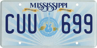 MS license plate CUU699