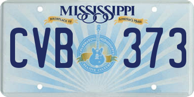 MS license plate CVB373