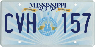 MS license plate CVH157