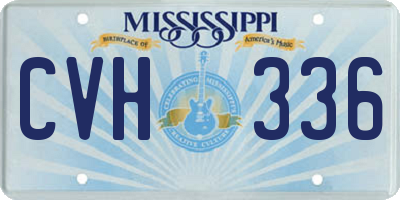 MS license plate CVH336