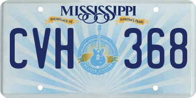 MS license plate CVH368