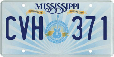 MS license plate CVH371
