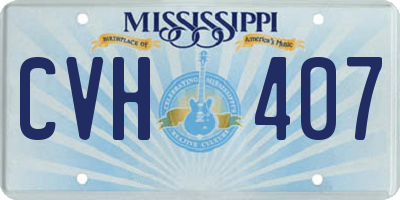 MS license plate CVH407