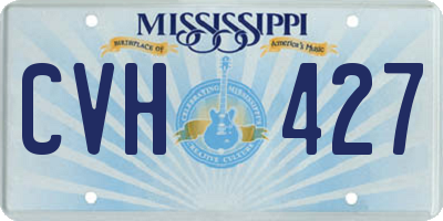 MS license plate CVH427