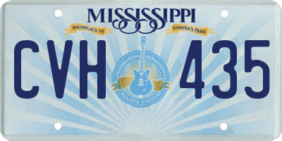 MS license plate CVH435