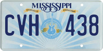 MS license plate CVH438