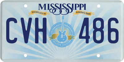 MS license plate CVH486
