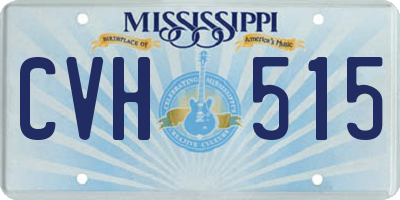 MS license plate CVH515