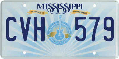 MS license plate CVH579